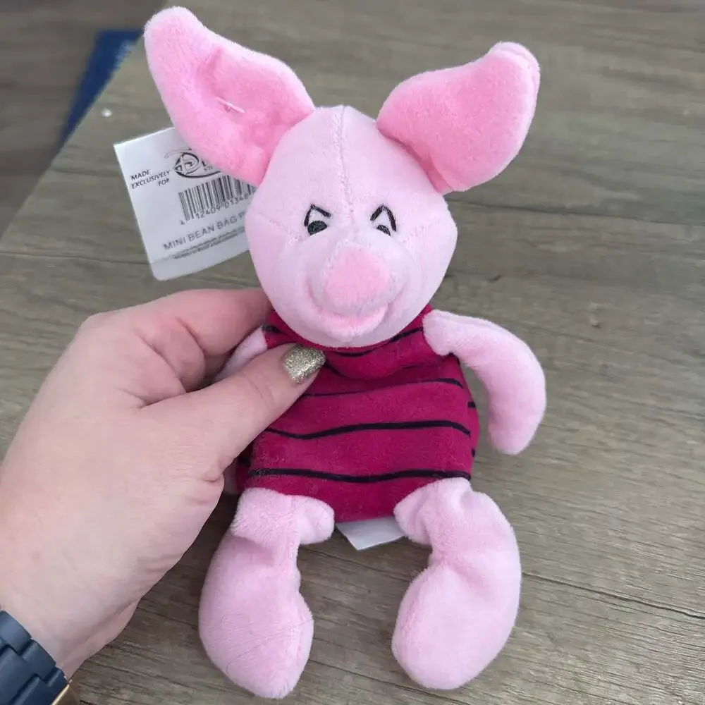 Disney Store Piglet Mini‎ Bean Bag Plush, Winnie The Pooh
